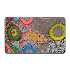 Rainbow Passion Magnet (rectangular) by SugaPlumsEmporium