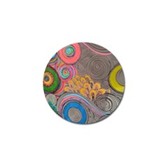 Rainbow Passion Golf Ball Marker (4 Pack) by SugaPlumsEmporium