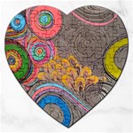 Rainbow Passion Jigsaw Puzzle (Heart) Front