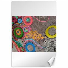 Rainbow Passion Canvas 20  X 30   by SugaPlumsEmporium