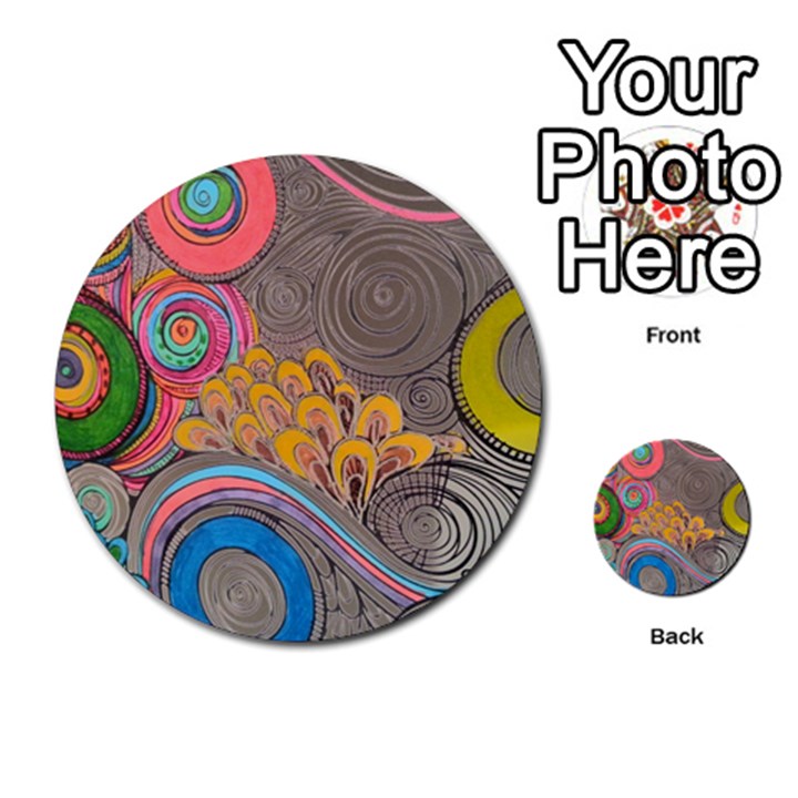 Rainbow Passion Multi-purpose Cards (Round) 