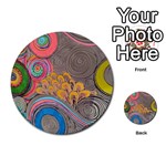 Rainbow Passion Multi-purpose Cards (Round)  Back 1