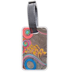 Rainbow Passion Luggage Tags (one Side)  by SugaPlumsEmporium