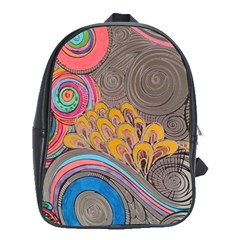 Rainbow Passion School Bags (xl)  by SugaPlumsEmporium