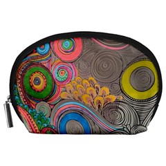 Rainbow Passion Accessory Pouches (large)  by SugaPlumsEmporium