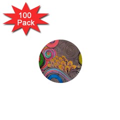 Rainbow Passion 1  Mini Buttons (100 Pack) 