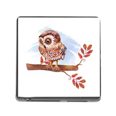 Owl Memory Card Reader (square) by TastefulDesigns