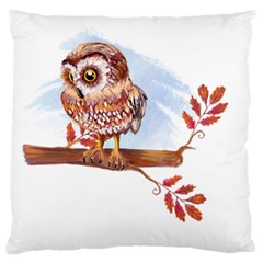 Owl Large Cushion Case (two Sides) by TastefulDesigns