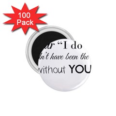 Wedding Favor/thank You 1 75  Magnets (100 Pack)  by LittileThingsInLife