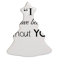 Wedding Favor/thank You Christmas Tree Ornament (2 Sides) by LittileThingsInLife