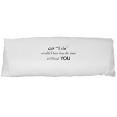 Wedding Favor/thank You Body Pillow Case Dakimakura (two Sides) by LittileThingsInLife