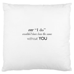 Wedding Favor/thank You Large Cushion Case (one Side) by LittileThingsInLife