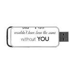 Wedding Favor/Thank You Portable USB Flash (Two Sides) Front