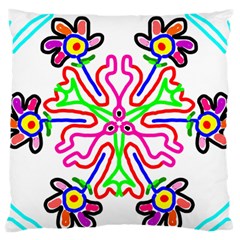 The Flower Pods Standard Flano Cushion Case (one Side) by SugaPlumsEmporium