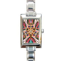 Ethnic You Collecition Rectangle Italian Charm Watch by SugaPlumsEmporium