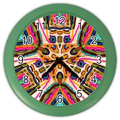 Ethnic You Collecition Color Wall Clocks by SugaPlumsEmporium