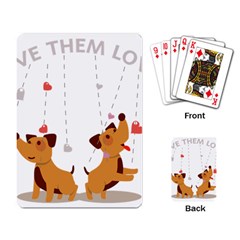 Give Them Love Playing Card by TastefulDesigns