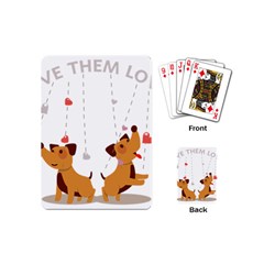 Give Them Love Playing Cards (mini)  by TastefulDesigns