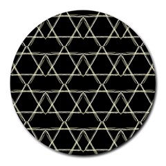 Star Of David   Round Mousepads by SugaPlumsEmporium