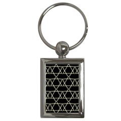 Star Of David   Key Chains (rectangle)  by SugaPlumsEmporium