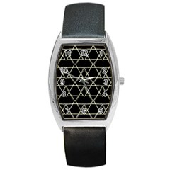 Star Of David   Barrel Style Metal Watch by SugaPlumsEmporium