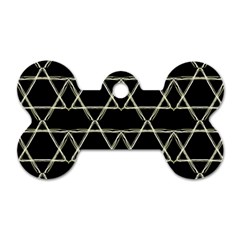 Star Of David   Dog Tag Bone (two Sides) by SugaPlumsEmporium