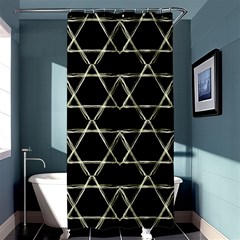 Star Of David   Shower Curtain 36  X 72  (stall)  by SugaPlumsEmporium