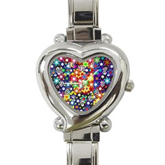 Star Of David Heart Italian Charm Watch