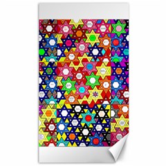 Star Of David Canvas 40  X 72   by SugaPlumsEmporium