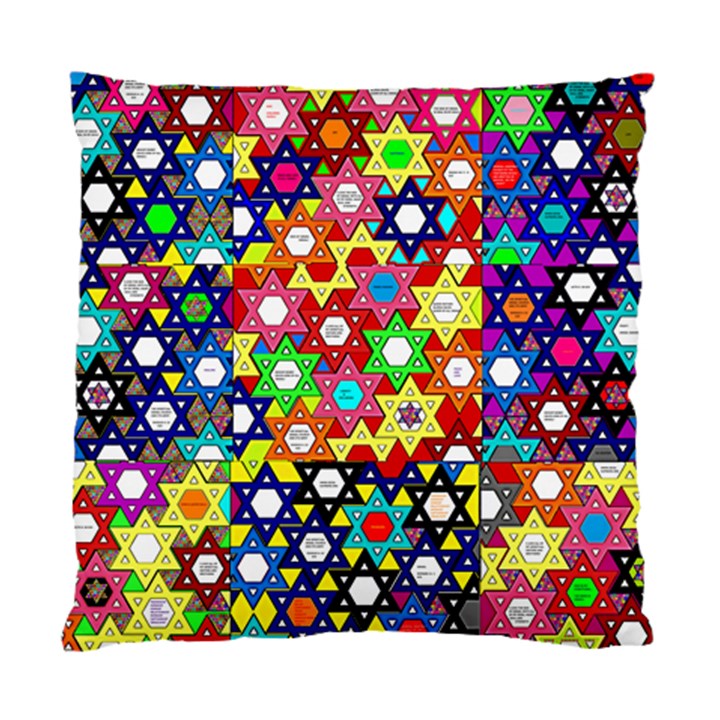 Star Of David Standard Cushion Case (One Side)