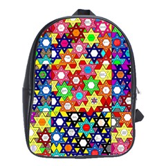 Star Of David School Bags(large)  by SugaPlumsEmporium