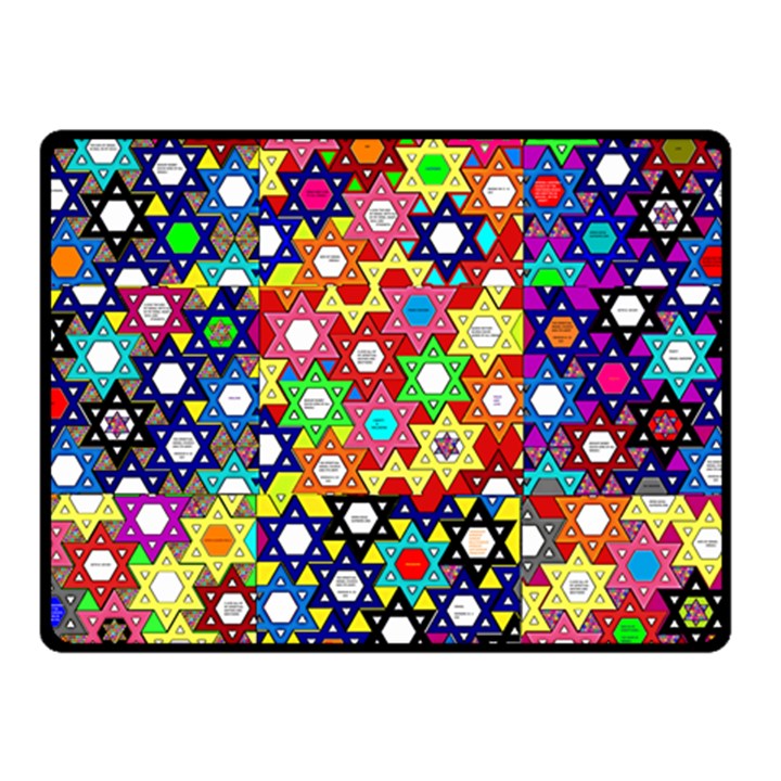 Star Of David Fleece Blanket (Small)