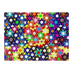 Star Of David Double Sided Flano Blanket (mini)  by SugaPlumsEmporium