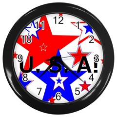 The Patriot Usa Wall Clocks (black) by SugaPlumsEmporium