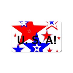 The Patriot Usa Magnet (name Card) by SugaPlumsEmporium