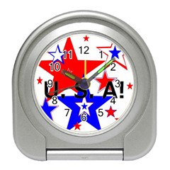 The Patriot Usa Travel Alarm Clocks by SugaPlumsEmporium