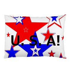 The Patriot Usa Pillow Case (two Sides) by SugaPlumsEmporium