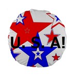 The Patriot Usa Standard 15  Premium Round Cushions Back