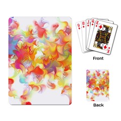 Hawaiian Flair Playing Cards Single Design by SugaPlumsEmporium