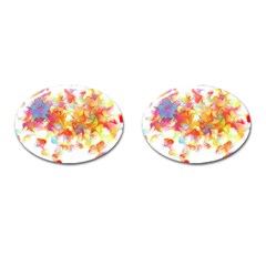 Hawaiian Flair Cufflinks (oval) by SugaPlumsEmporium