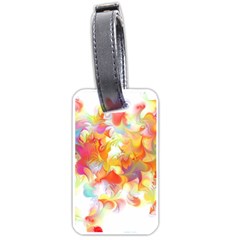 Hawaiian Flair Luggage Tag (one Side) by SugaPlumsEmporium