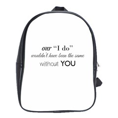 Wedding Favor/thank You School Bags (xl)  by LittileThingsInLife