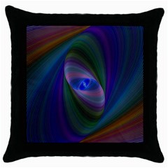 Eye Of The Galactic Storm Throw Pillow Case (black) by StuffOrSomething