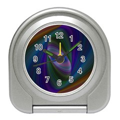 Eye Of The Galactic Storm Travel Alarm Clocks by StuffOrSomething