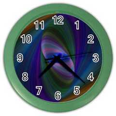 Eye Of The Galactic Storm Color Wall Clocks by StuffOrSomething