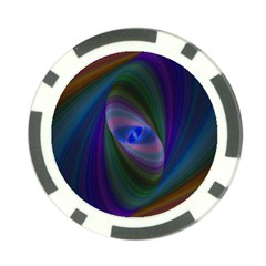 Eye Of The Galactic Storm Poker Chip Card Guards by StuffOrSomething