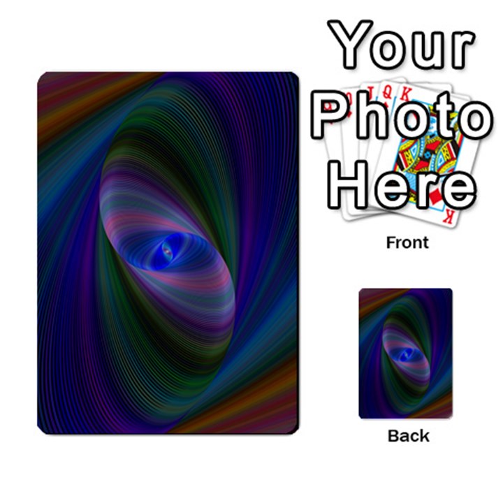 Eye Of The Galactic Storm Multi-purpose Cards (Rectangle) 