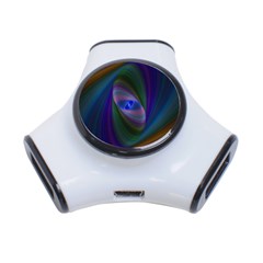 Eye Of The Galactic Storm 3-port Usb Hub by StuffOrSomething