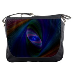 Eye Of The Galactic Storm Messenger Bags by StuffOrSomething