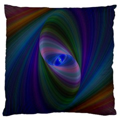 Eye Of The Galactic Storm Large Cushion Case (two Sides) by StuffOrSomething